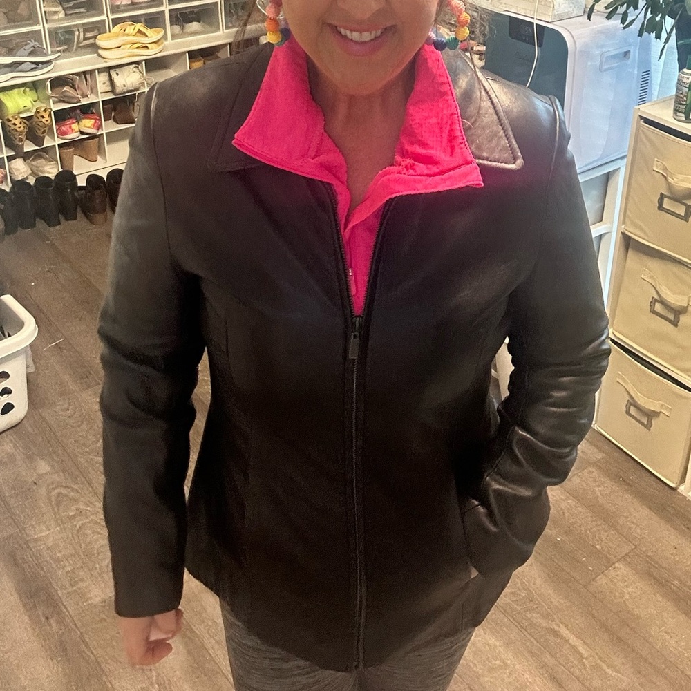 Izod faux leather jacket